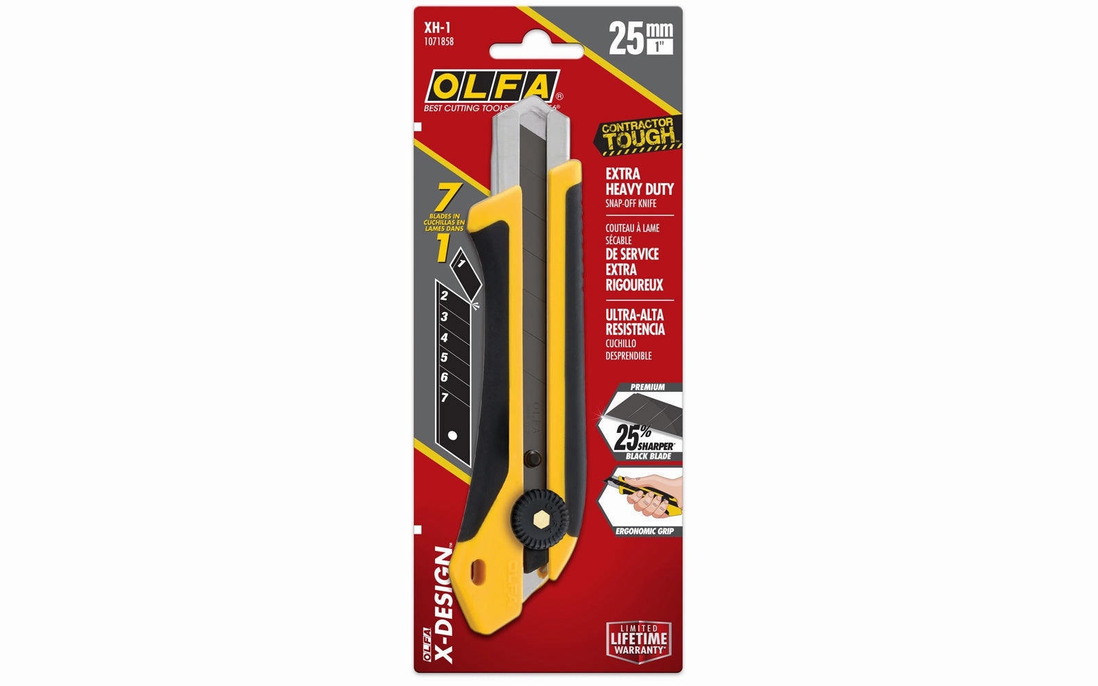 Olfa "XH-1" Utility Knife - 25 mm Blade