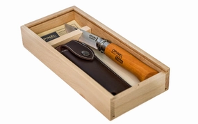 Opinel Classic Carbon Steel Knife Gift Box Set
