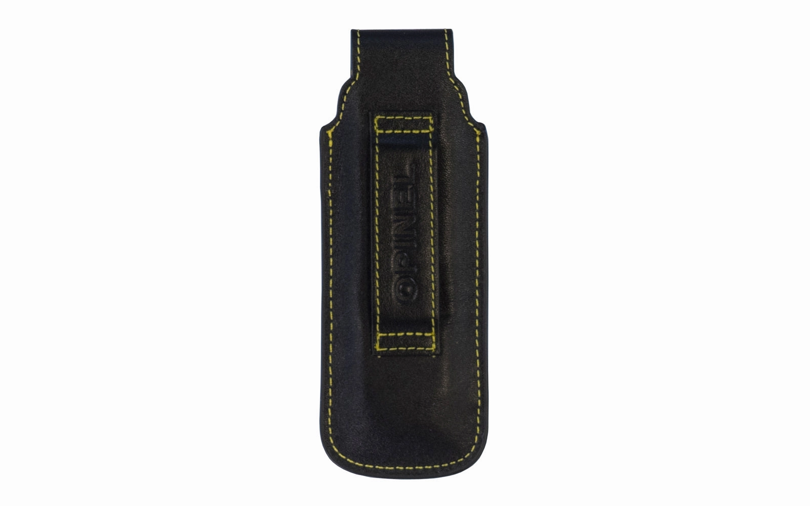 Opinel "Chic" Black Knife Sheath with Yellow Thread