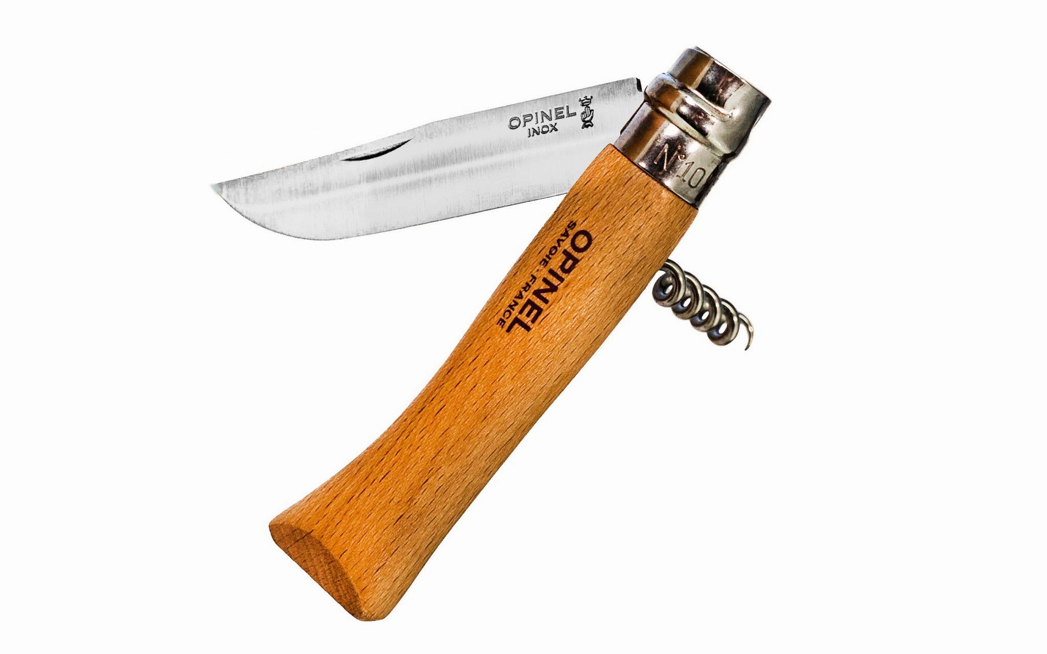 Opinel Stainless Steel Corkscrew Knife