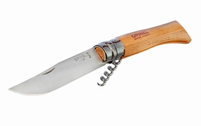 Opinel Stainless Steel Corkscrew Knife