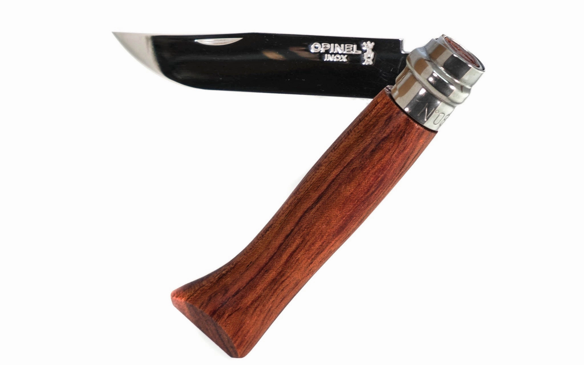 Opinel Stainless Steel Knife ~ Bubinga Handle