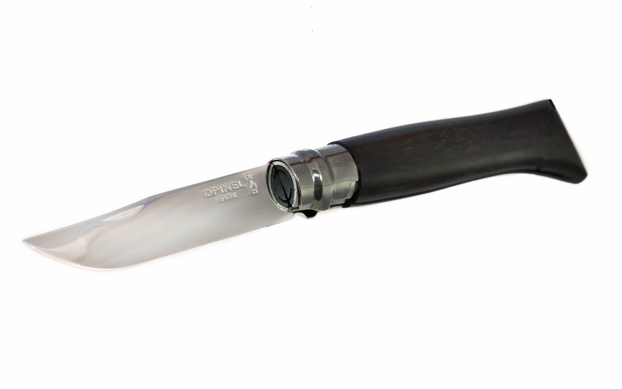 Opinel Stainless Steel Knife ~ Ebony Handle