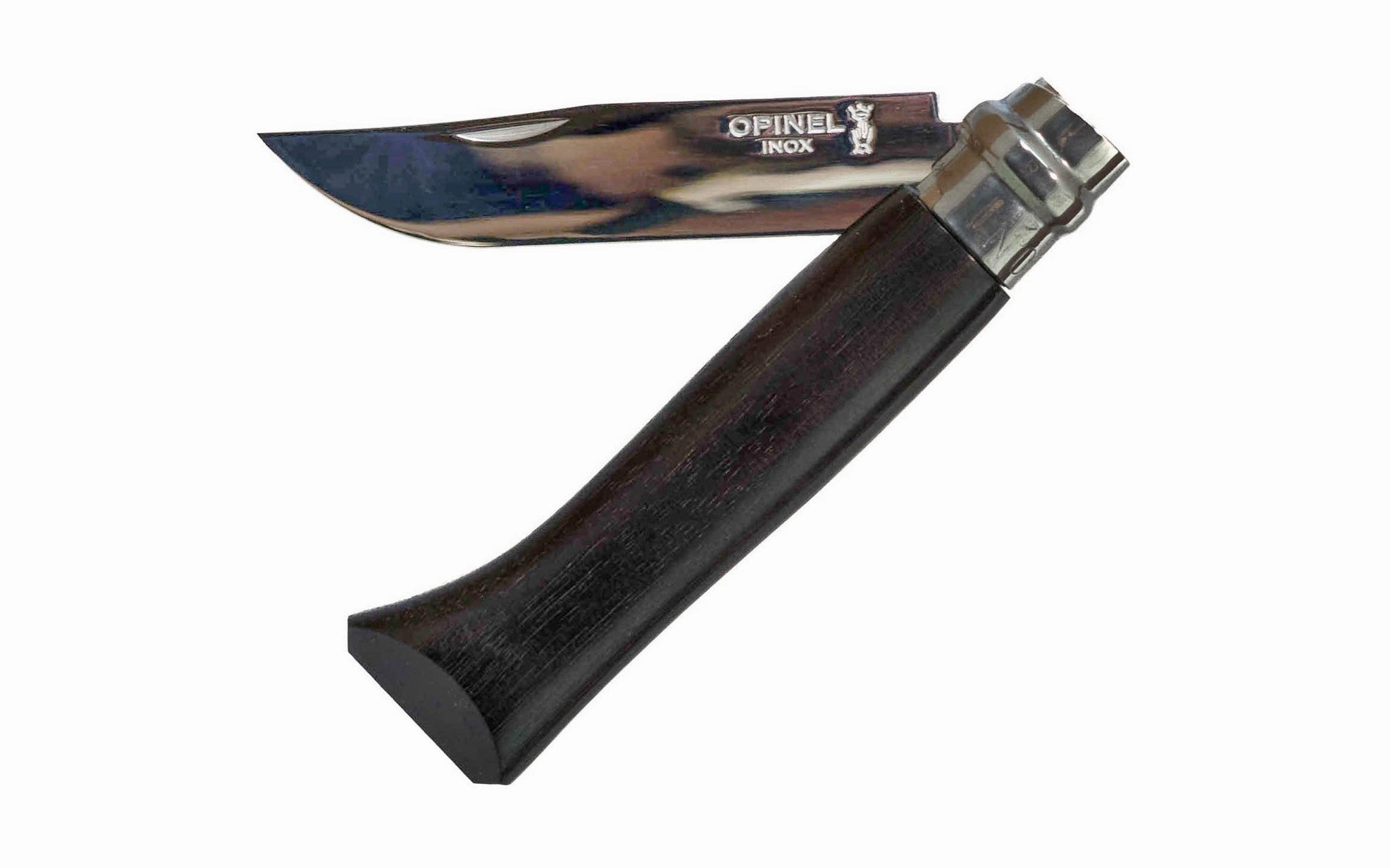 Opinel Stainless Steel Knife ~ Ebony Handle