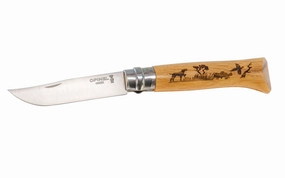 Opinel Stainless Steel No. 8 Knife ~ "Dog" Handle