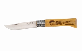 Opinel Stainless Steel No. 8 Knife ~ "Fish" Handle