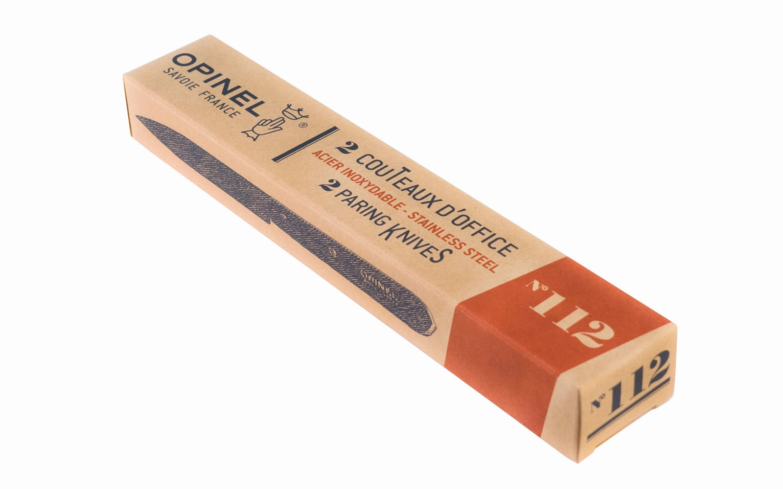 Opinel Stainless Steel Paring Knife - 2 Pack