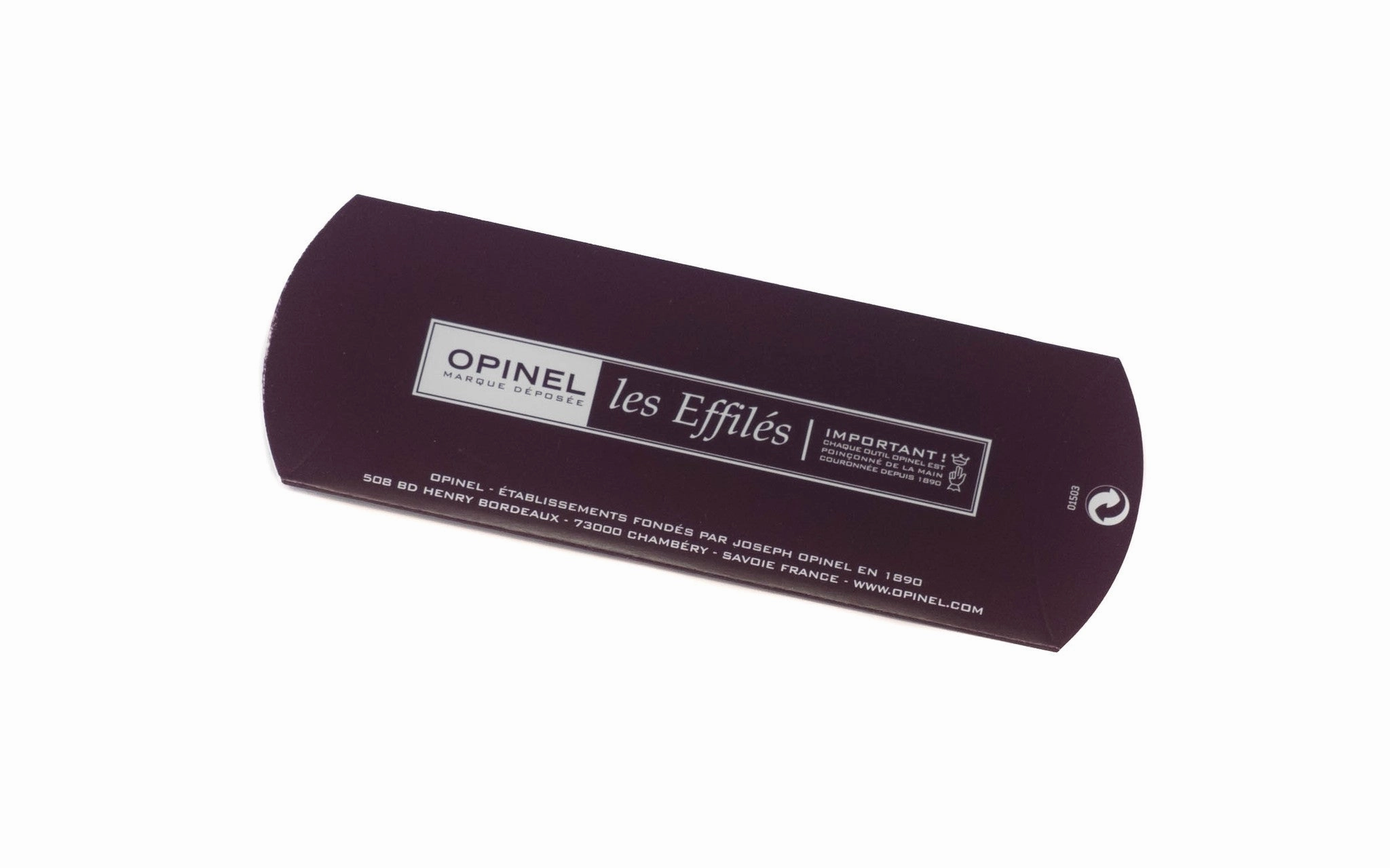 Opinel Stainless Steel "Effils" Slim Knife ~ Beechwood Handle