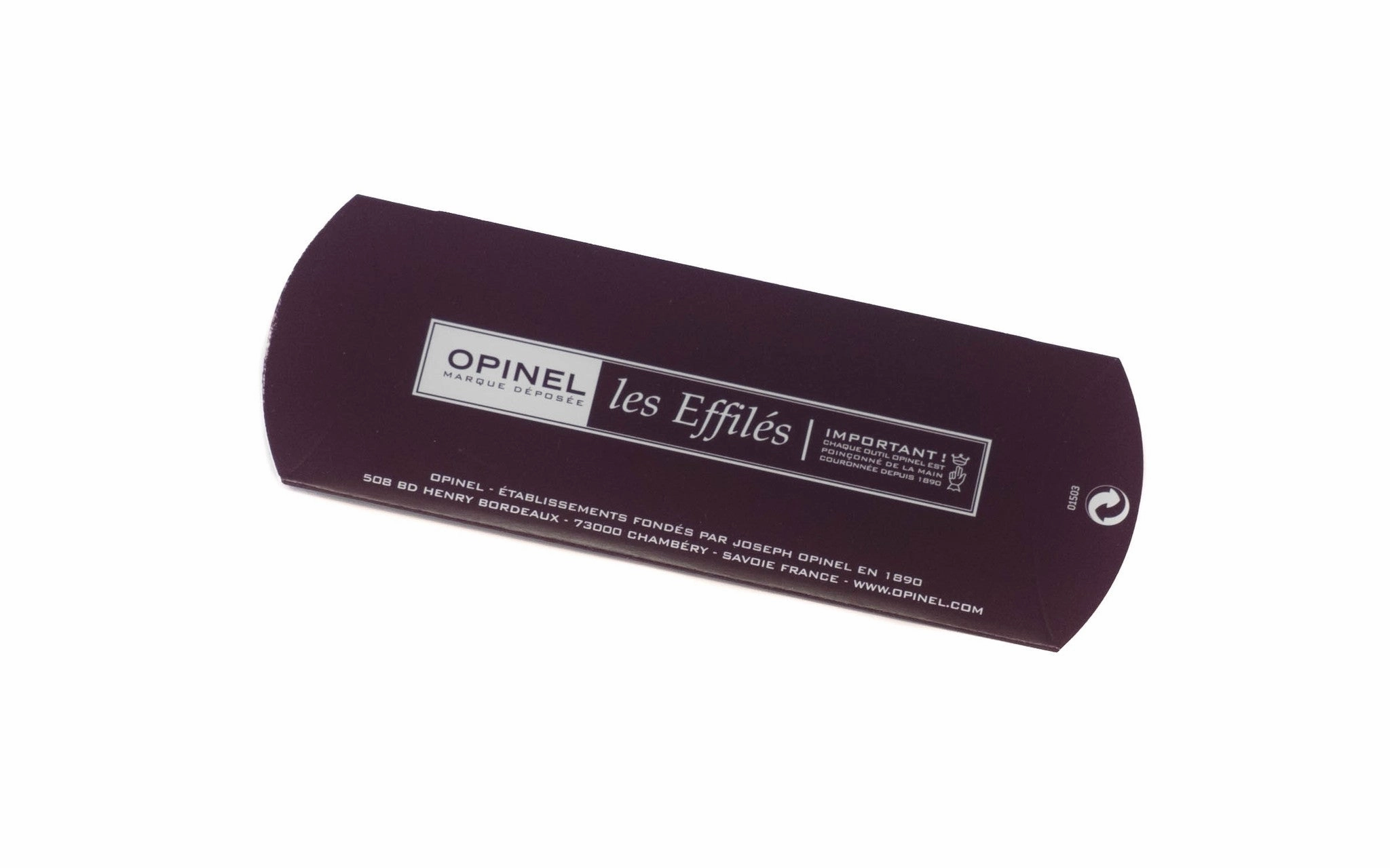 Opinel Stainless Steel "Effils" Slim Knife ~ Olivewood Handle