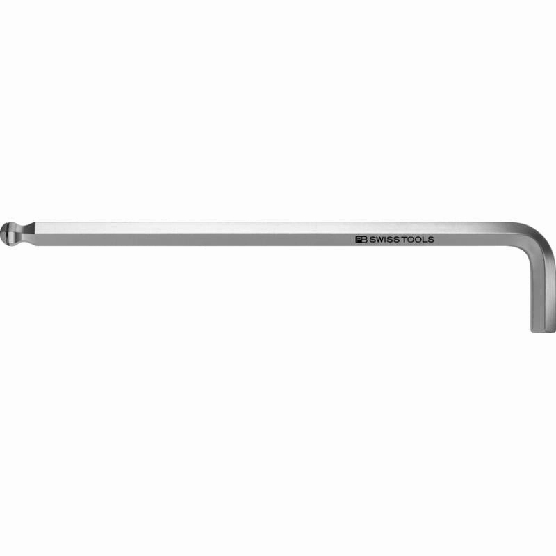 PB Swiss PB 212.LR 4 Key L- Wrenches, Long, With Ball Point and Retainer ring