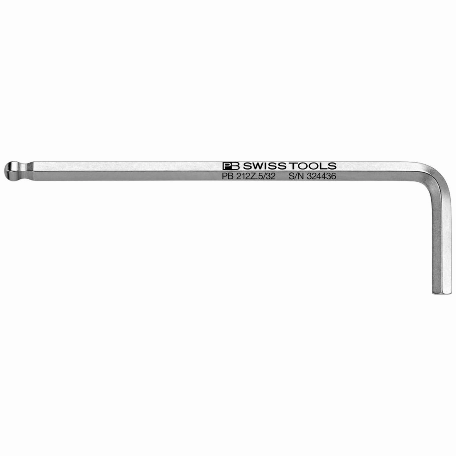 PB Swiss PB 212Z.5/32 Key L- Wrenches with Ball Point