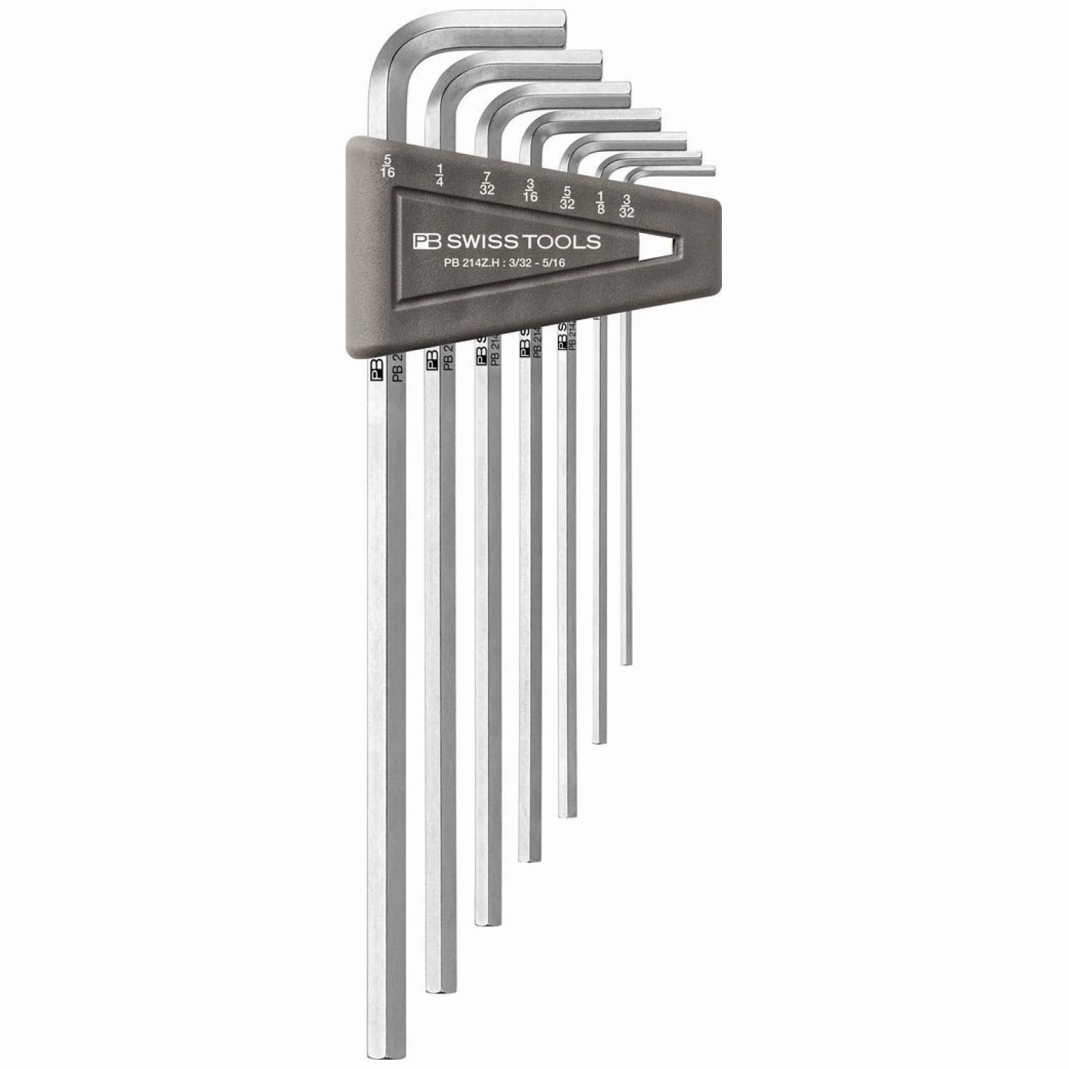 PB Swiss PB 214Z.H Key L- Wrenches, long, set in a practical plastic holder