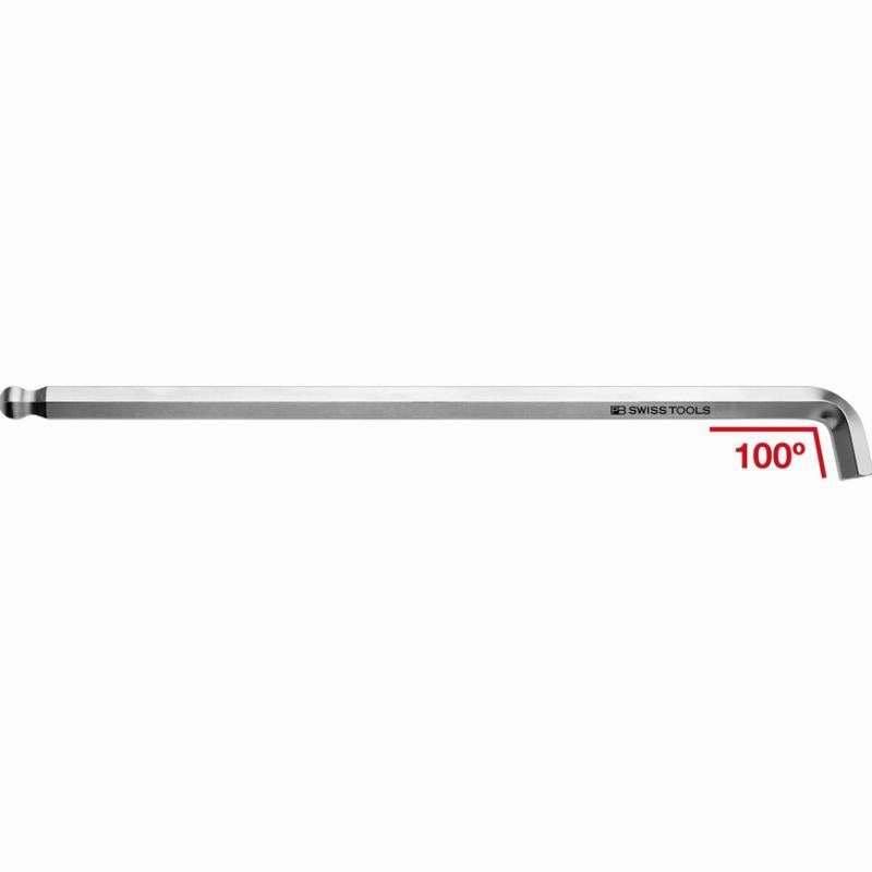 PB Swiss  PB 2212.L 10 Hex Key L - Wrench Long  with Ball Point  And  With Short Key, L.220 mm