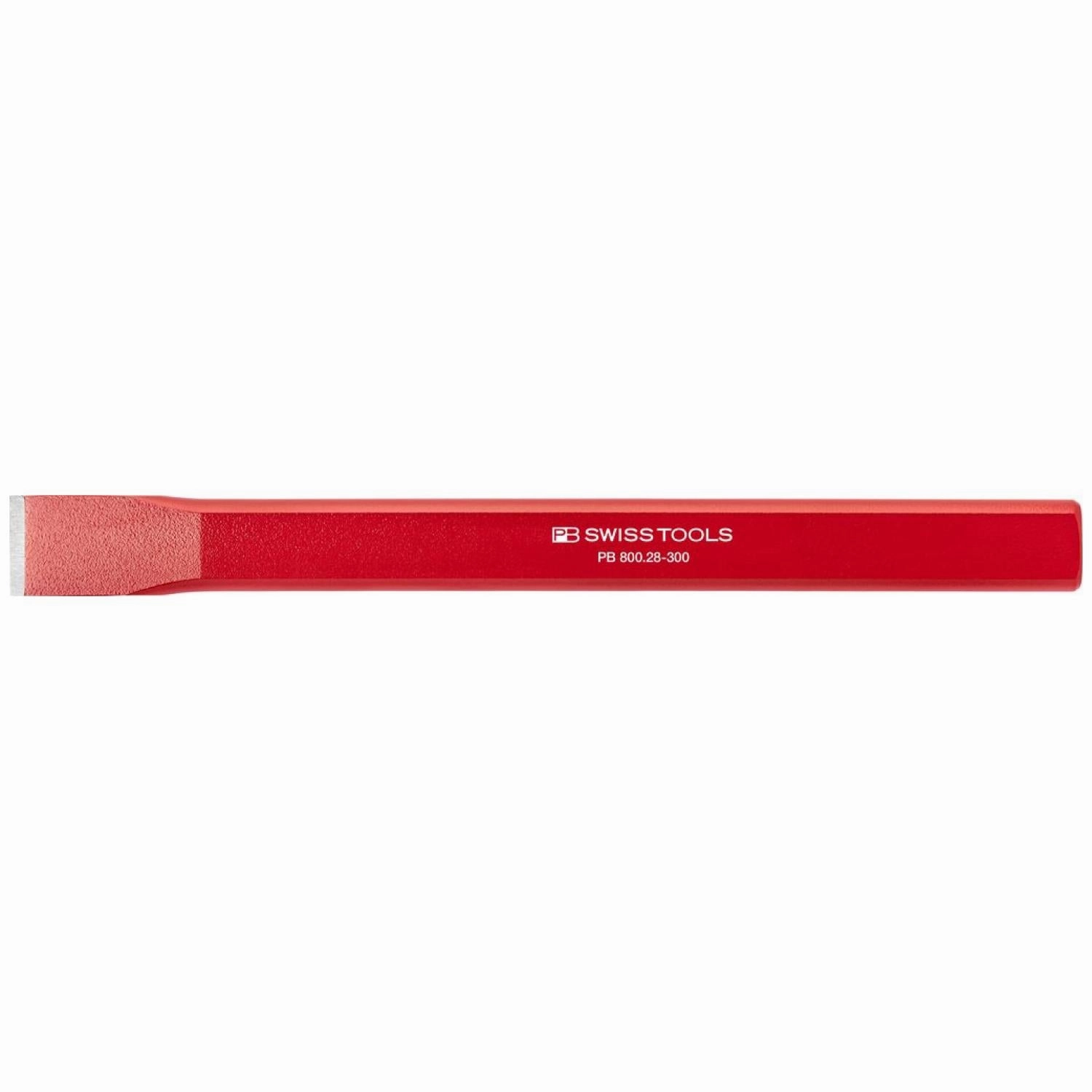 PB Swiss PB 800.28-300 Flat chisel, Red powder coated