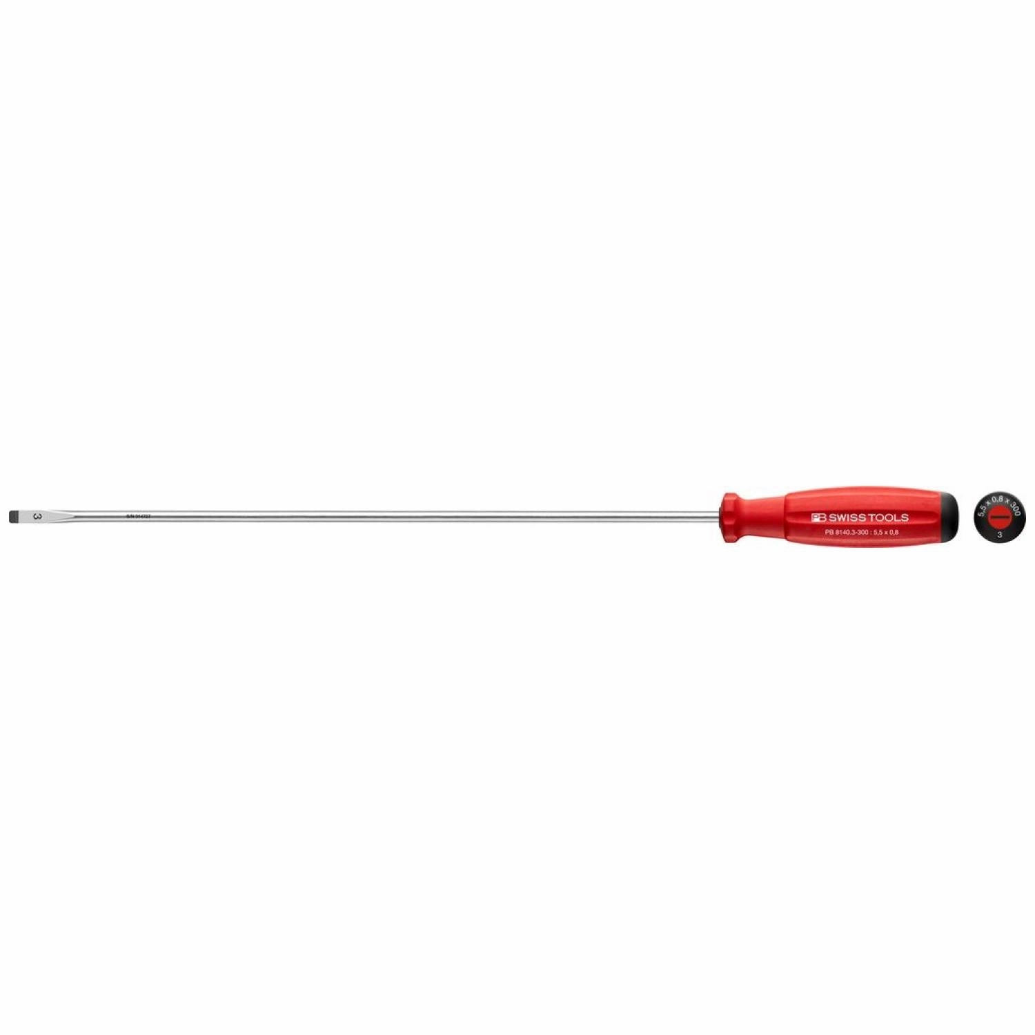 PB Swiss PB 8140.3-300 Screwdriver Slotted with Swiss Grip Handle Parallel, L - 400 mm
