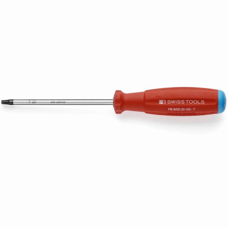 PB Swiss PB 8400.3-40 Screwdriver TORX with Swiss Grip Handle T3x40mm