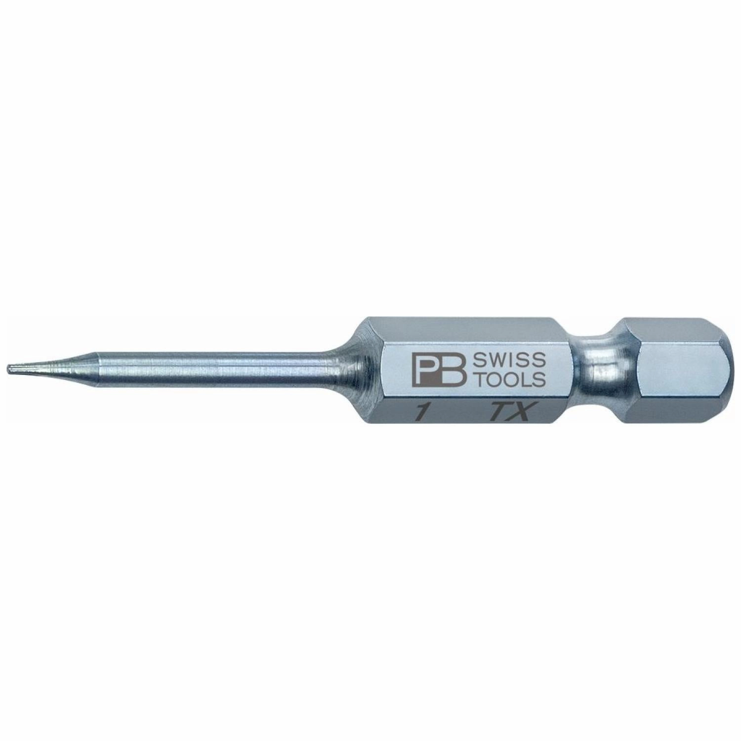 PB Swiss PB E6.400/1-50 Precision Bit for TORX-Screws, T1, L - 50 mm