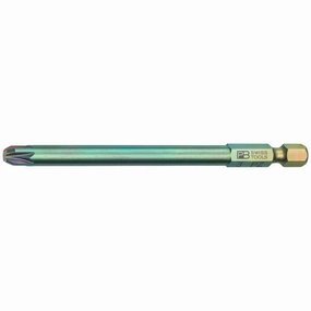PB Swiss PB E6L.192/3 Long Blade Precision Bits For PoziDriv Screws, S- PZ3
