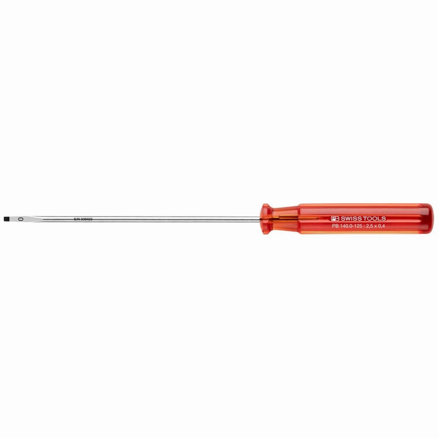PB Swiss Tools PB 140.0-125 Slotted Classic Screwdriver 2.5mm x 125 mm