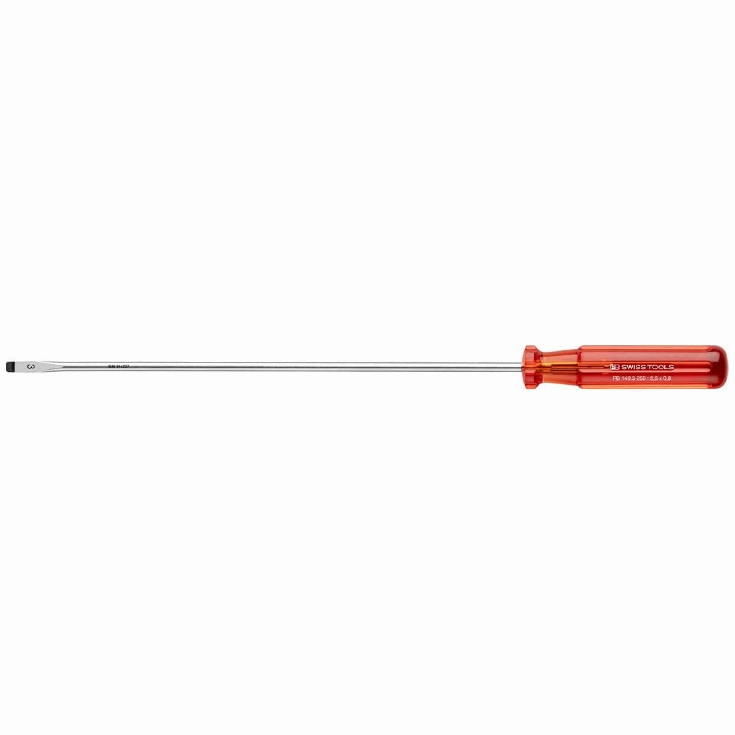 PB Swiss Tools PB 140.3-250 Slotted Classic Screwdriver 5.5mm x 250 mm