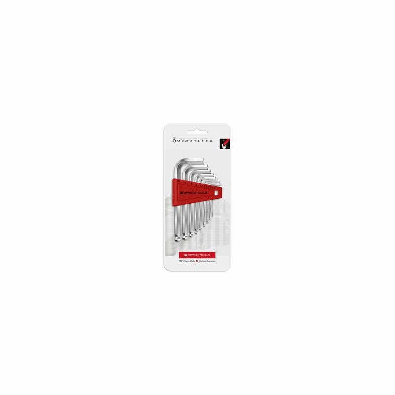 PB Swiss Tools PB 212.H-10 CN L-Key Set Hex, 9-Piece