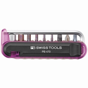 PB Swiss Tools PB 470.Purple BikeTool: Pocket Tool With 9 Screwdriving Tools