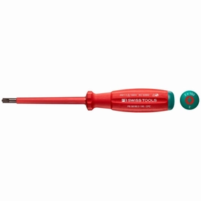 PB Swiss Tools PB 58180.2-100 SwissGrip VDE Screwdriver PZ2/SL Insulated,