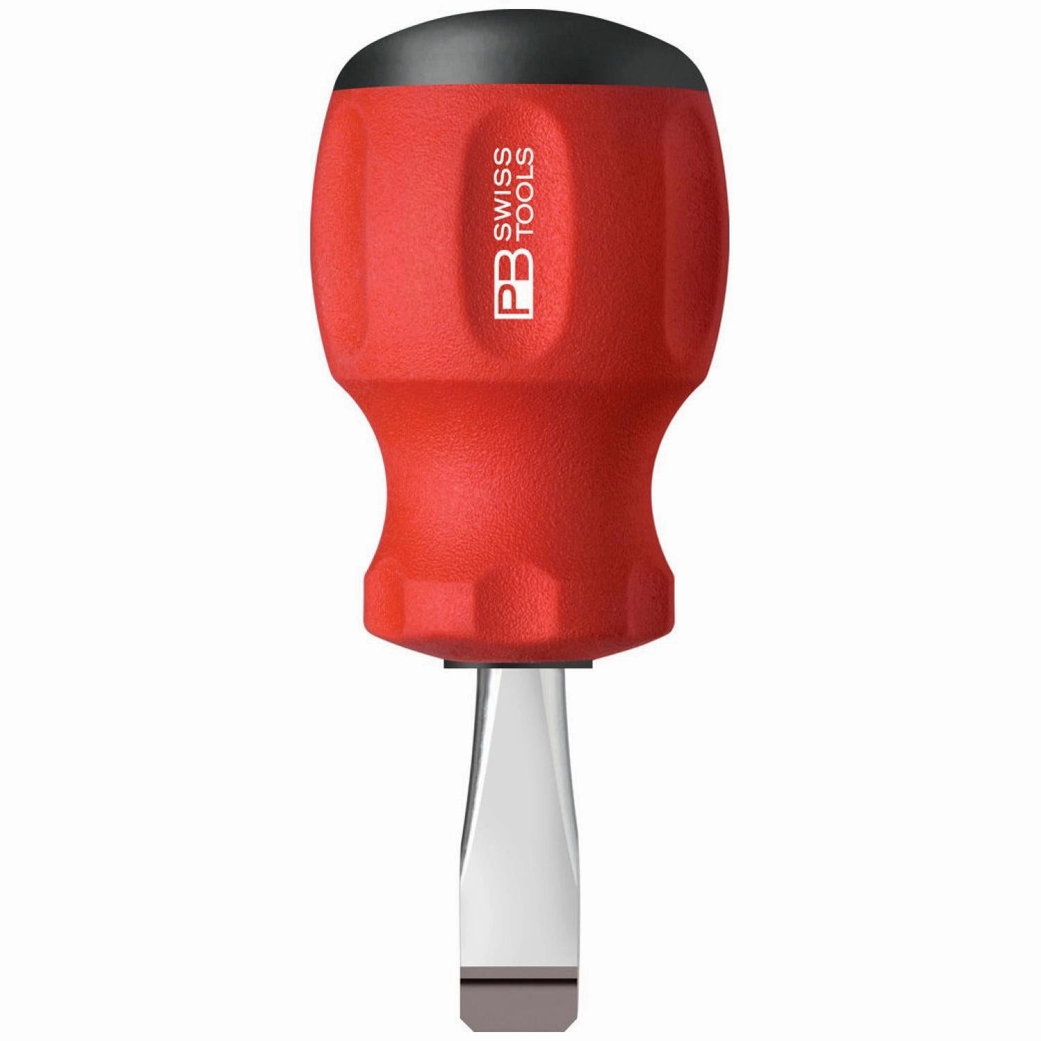 PB Swiss Tools PB 8135.4-30 Slotted, Swiss Grip Stubby Screwdrivers, 3.5 x 30mm
