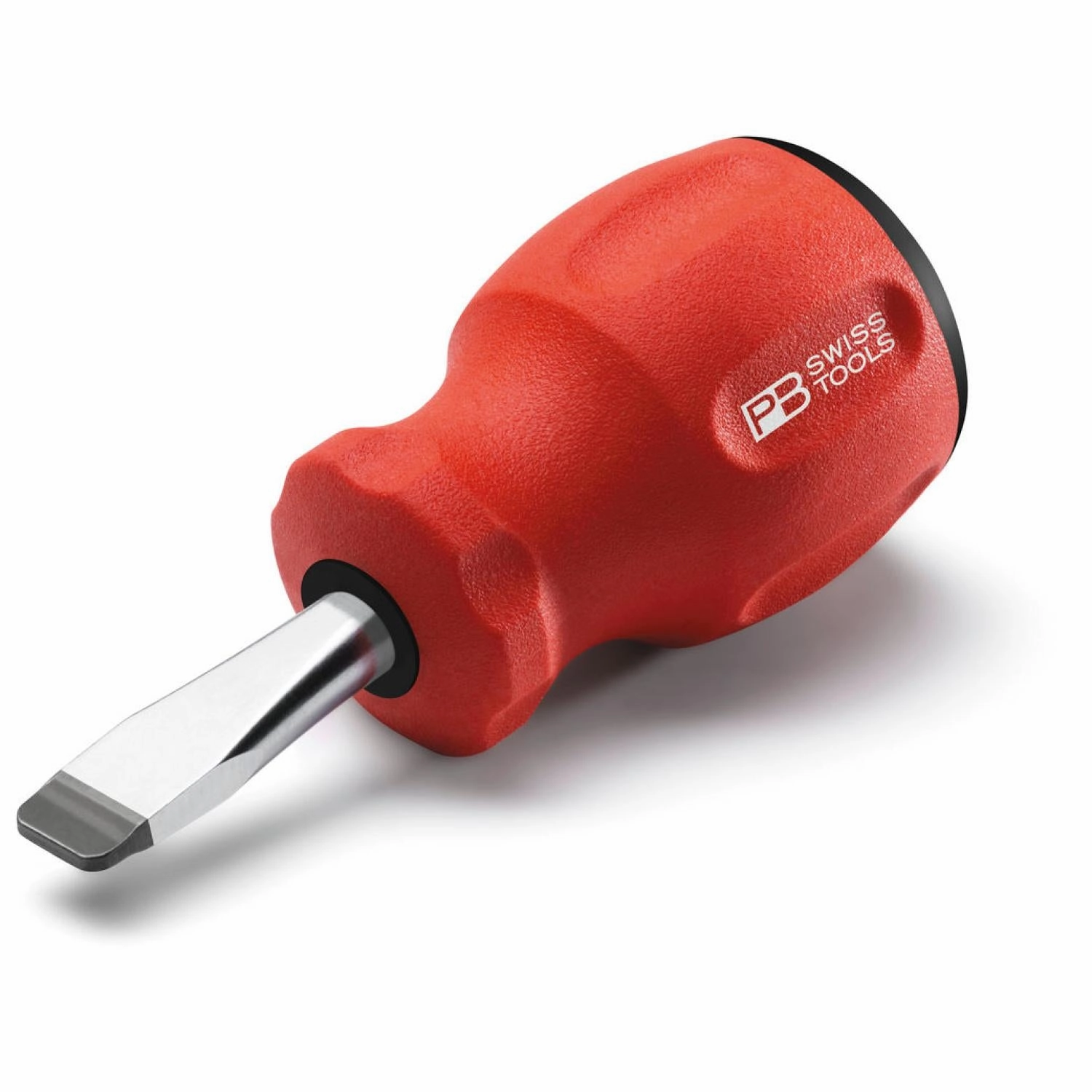 PB Swiss Tools PB 8135.4-30 Slotted, Swiss Grip Stubby Screwdrivers, 3.5 x 30mm