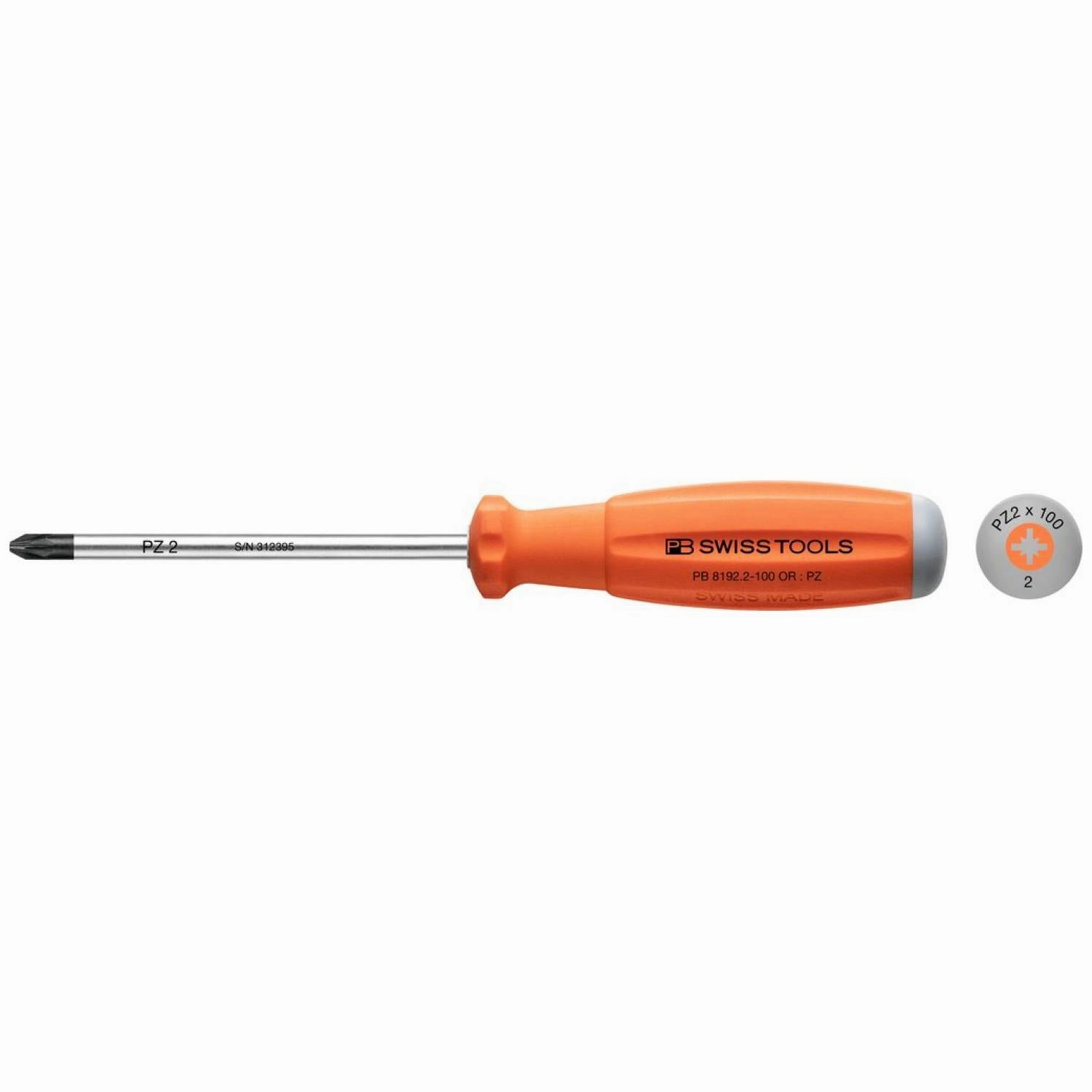PB Swiss Tools PB 8192.2-100/6 OR SwissGrip Screwdrivers 6 mm