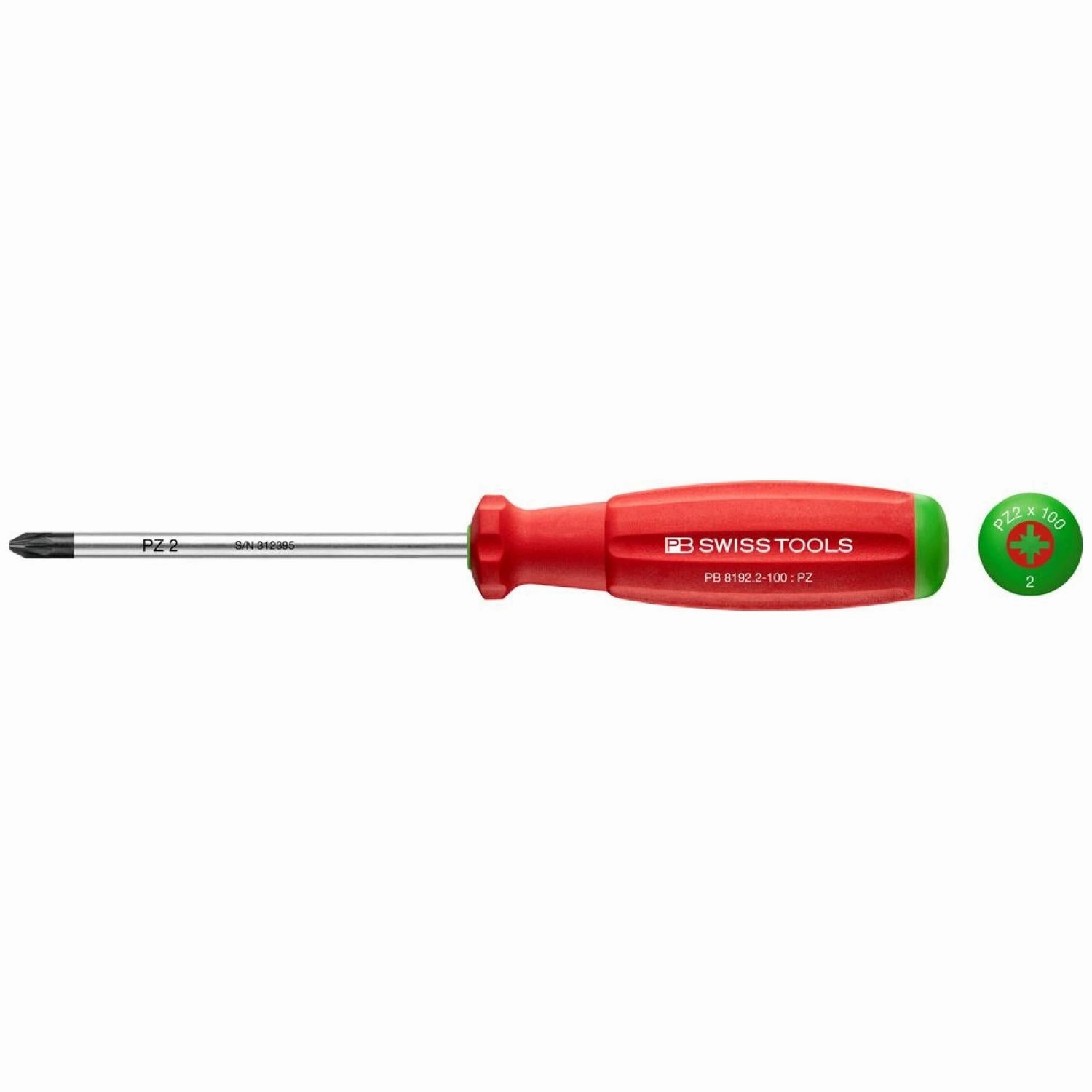 PB Swiss Tools PB 8192.2-100 * SwissGrip Screwdrivers 6 mm