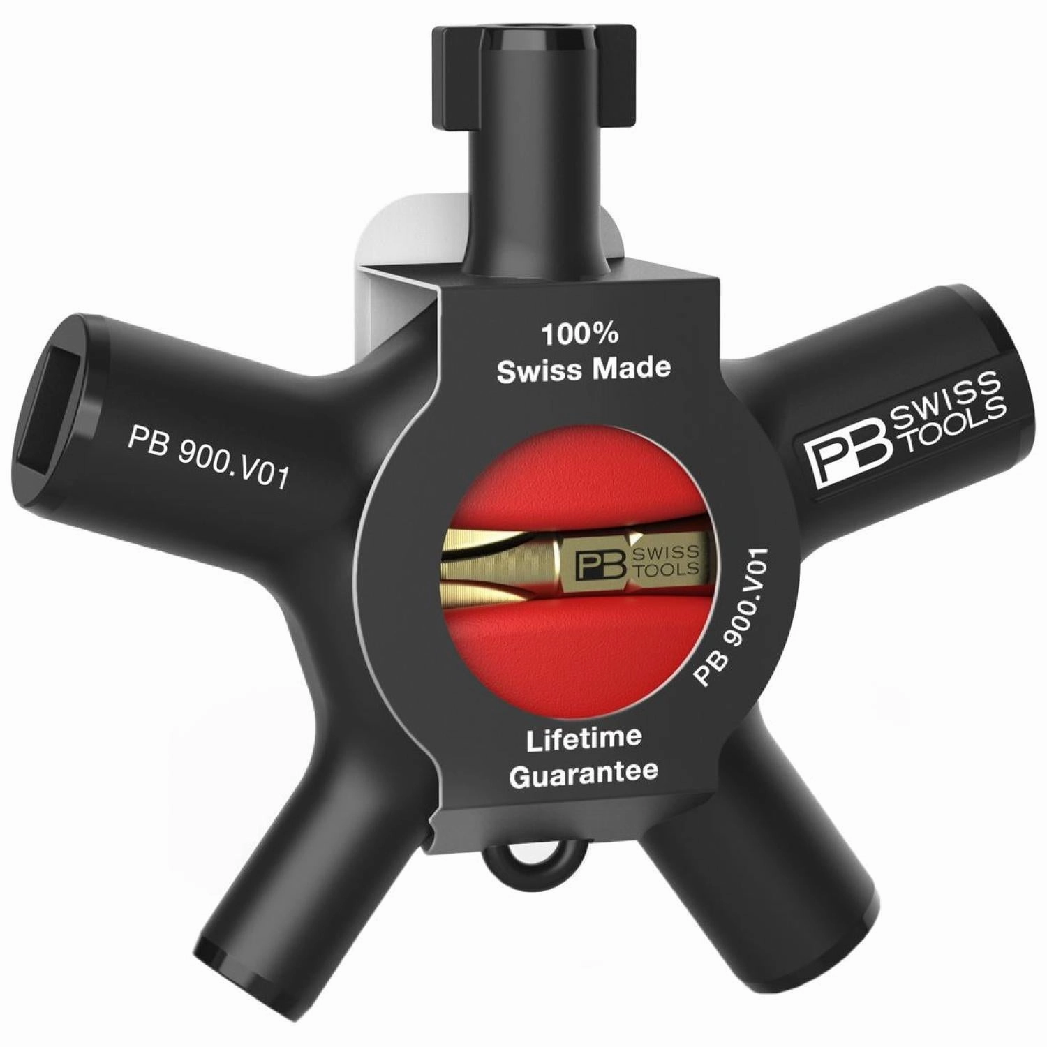 PB Swiss Tools PB 900.V01 POS Universal Cabinet Key with Bit Holder