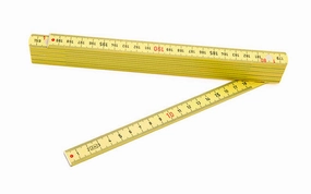 Rhino 2m Euro-Type Metric / Inch Fiberglass Folding Ruler