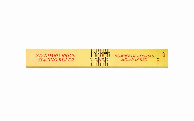 Rhino 6' Brick Spacing Fiberglass Folding Ruler