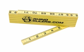 Rhino 6' Carpenter's Inside Reading Fiberglass Folding Ruler