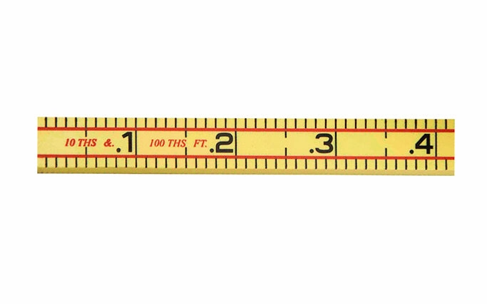 Rhino 6' Engineer's Fiberglass Folding Ruler
