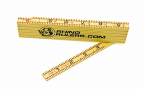 Rhino 6' Engineer's Fiberglass Folding Ruler
