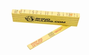 Rhino 6' Oversize Brick Spacing Fiberlass Folding Ruler