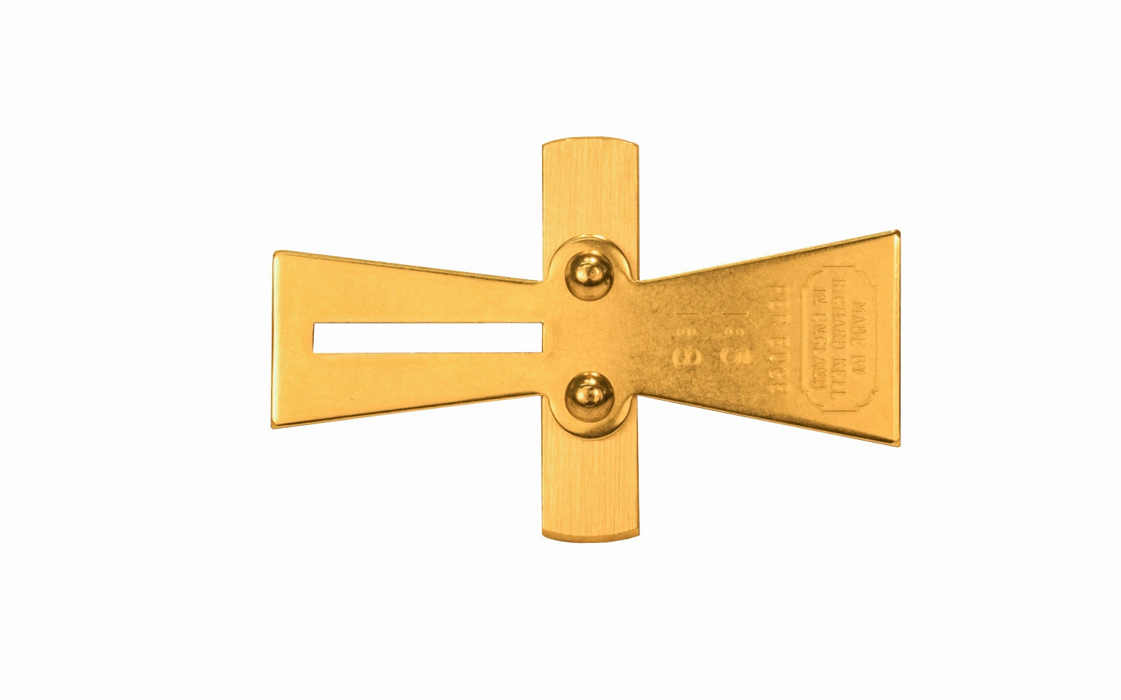 Richard Kell Deluxe Brass Dovetail Gauge & Try Square