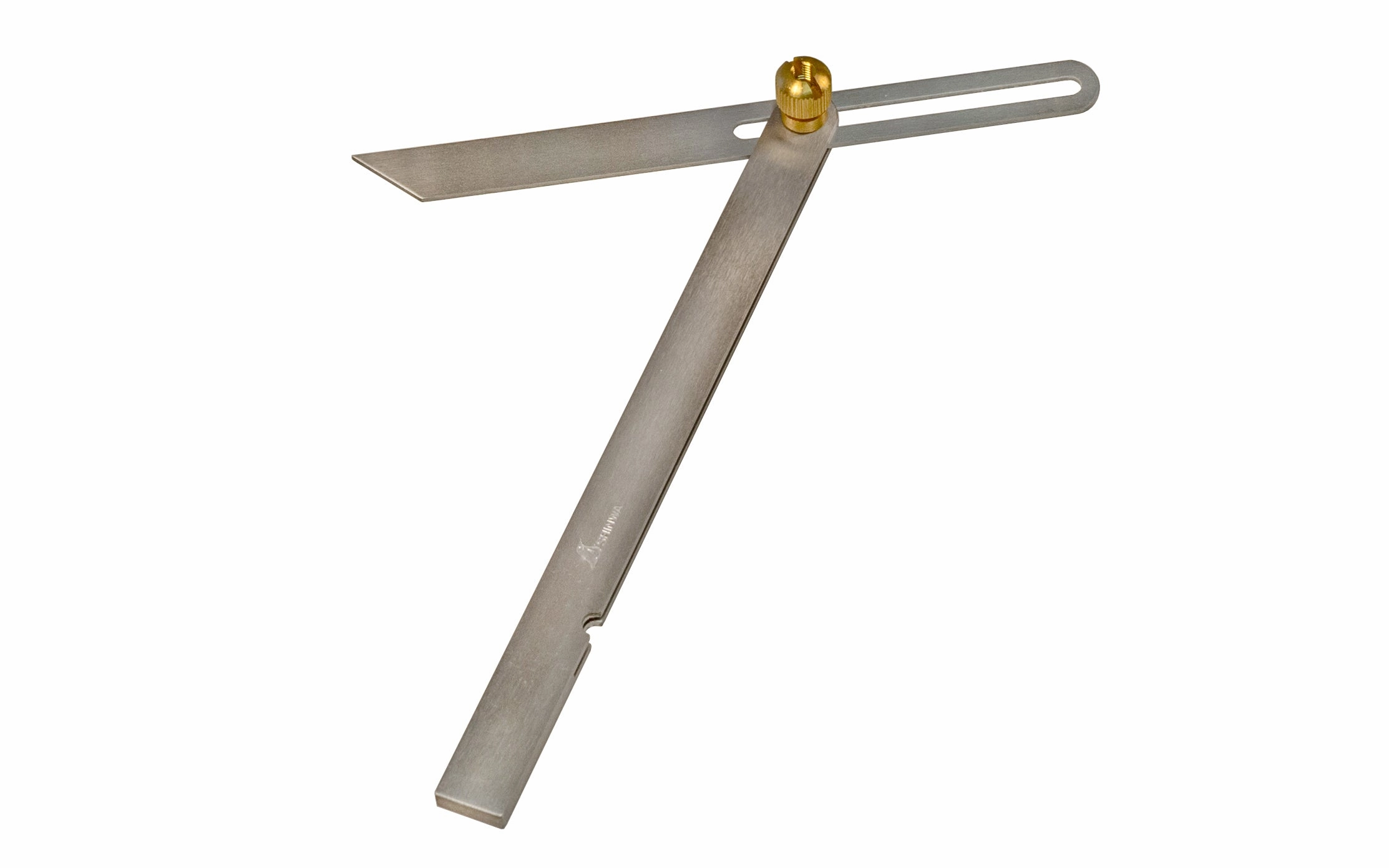 Shinwa Sliding T-Bevel Gauge With Tightening Brass Knob