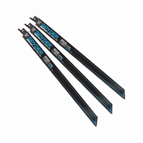 Spyder 200307 Black Series Bi Metal 10/14TPI - 12" 3-Pack