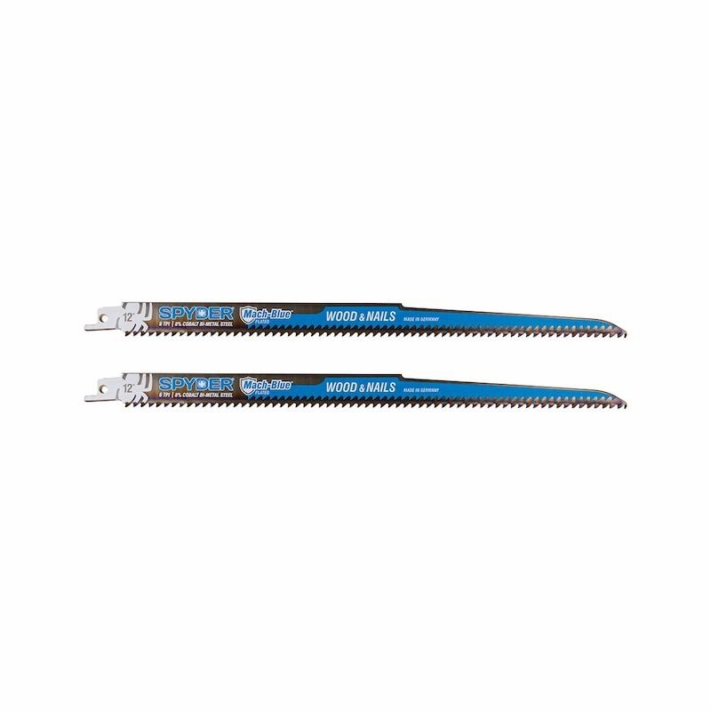 Spyder 200323 Mach-Blue 6TPI - 12 Inch 2-Pack