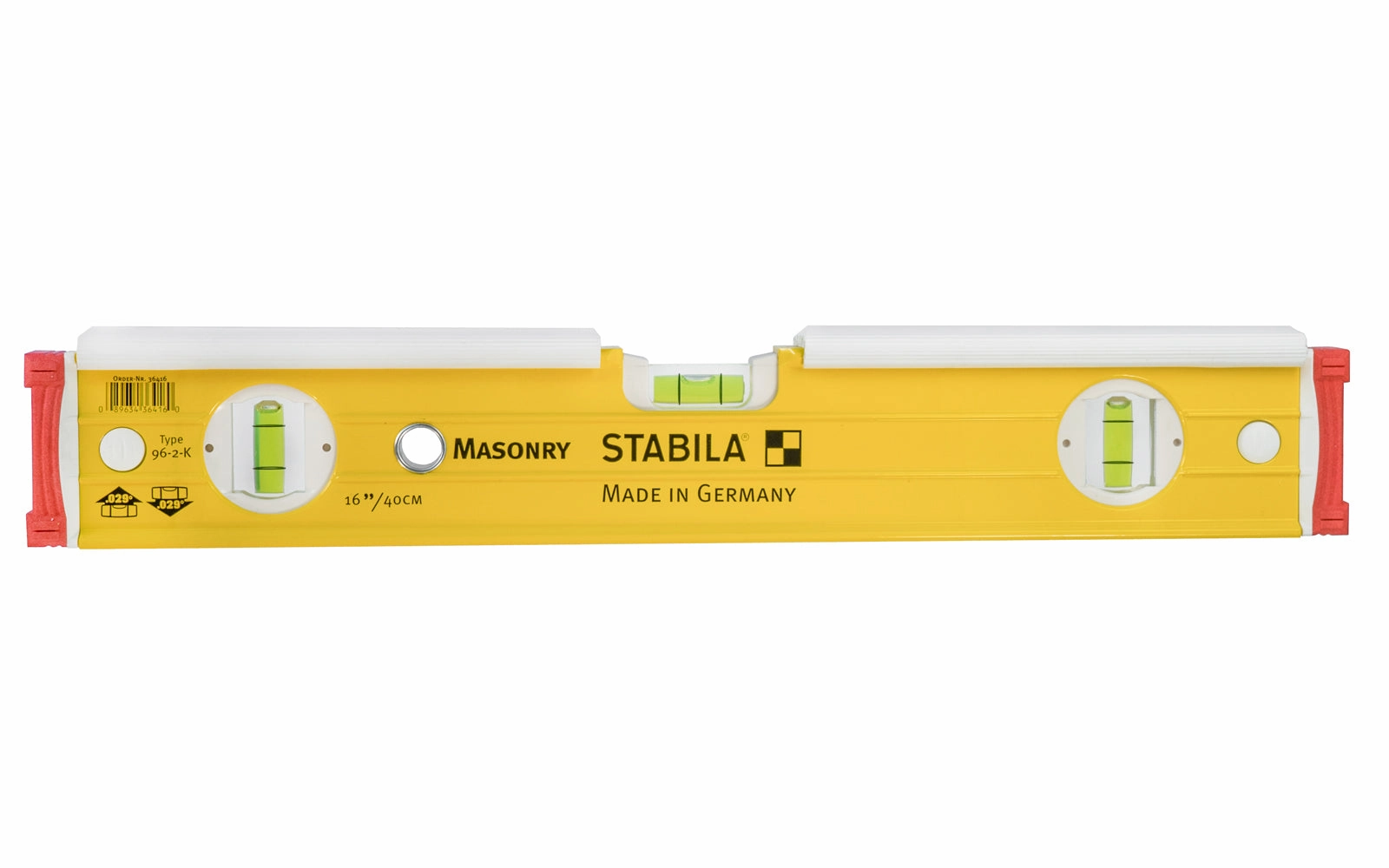 Stabila 16" Mason Level ~ Type 96-2-K