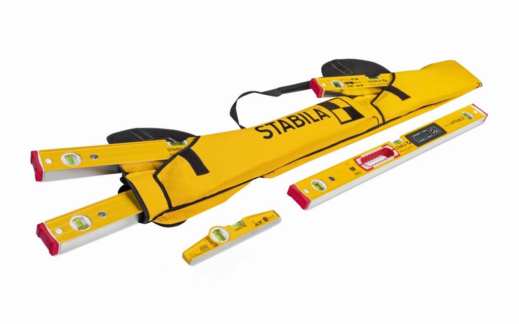 Stabila 5-Pocket Level Case - Holds 48", 32", 24", 16" & Torpedo Levels