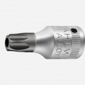 Stahlwille 01351015 44KTXB Security TORX Socket, T15s 1/4" Drive