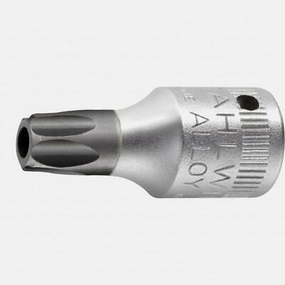 Stahlwille 01351040 44KTXB Security TORX Socket, T40s 1/4" Drive