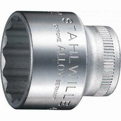Stahlwille 02010021 45 3/8" 12-pt Socket, 21 mm