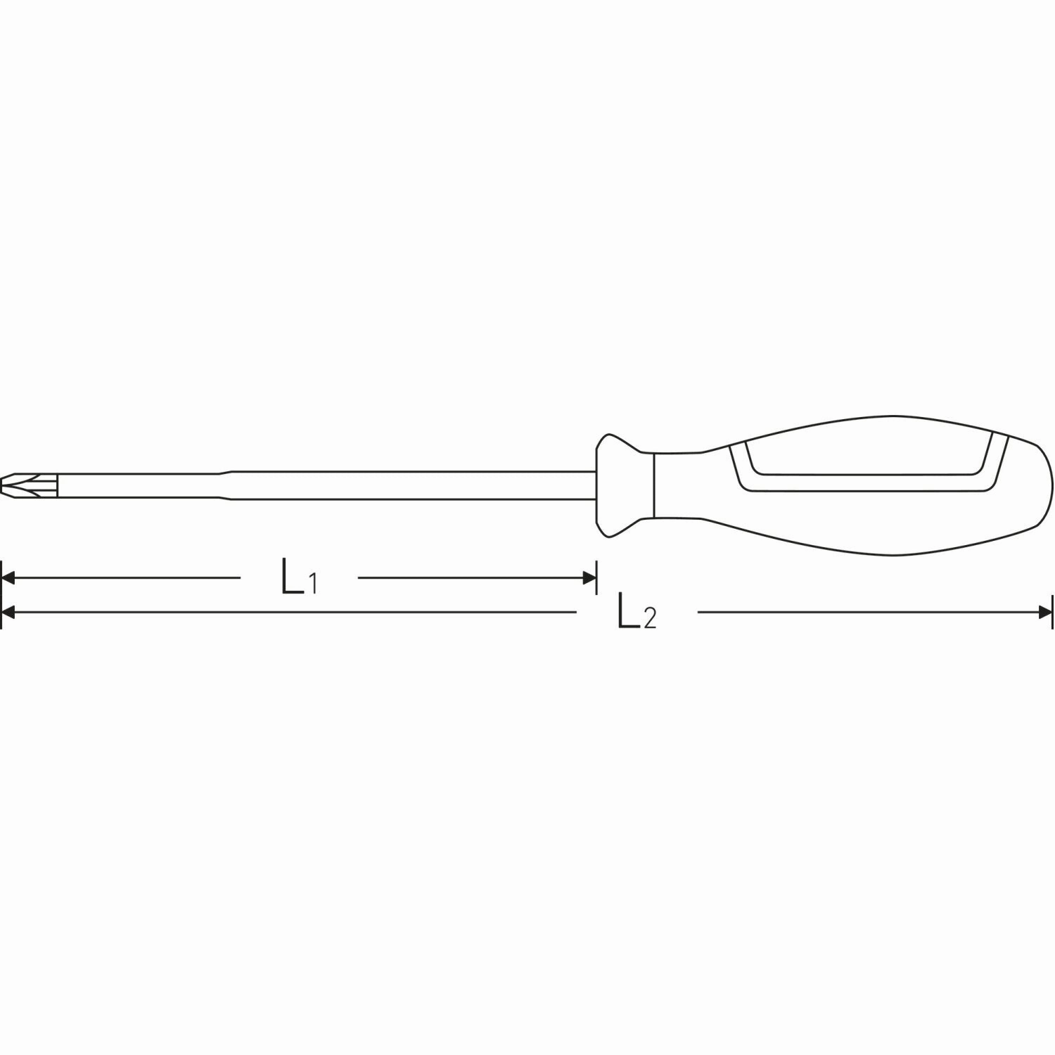 Stahlwille 46663001 VDE cross-head screwdriver PH Drall 