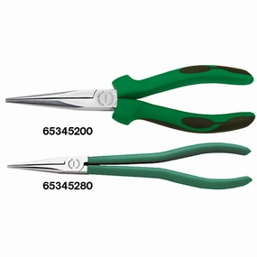 Stahlwille 65345280 6534 Mechanics Snipe Nose Pliers 280mm, Chrome, Dip-C