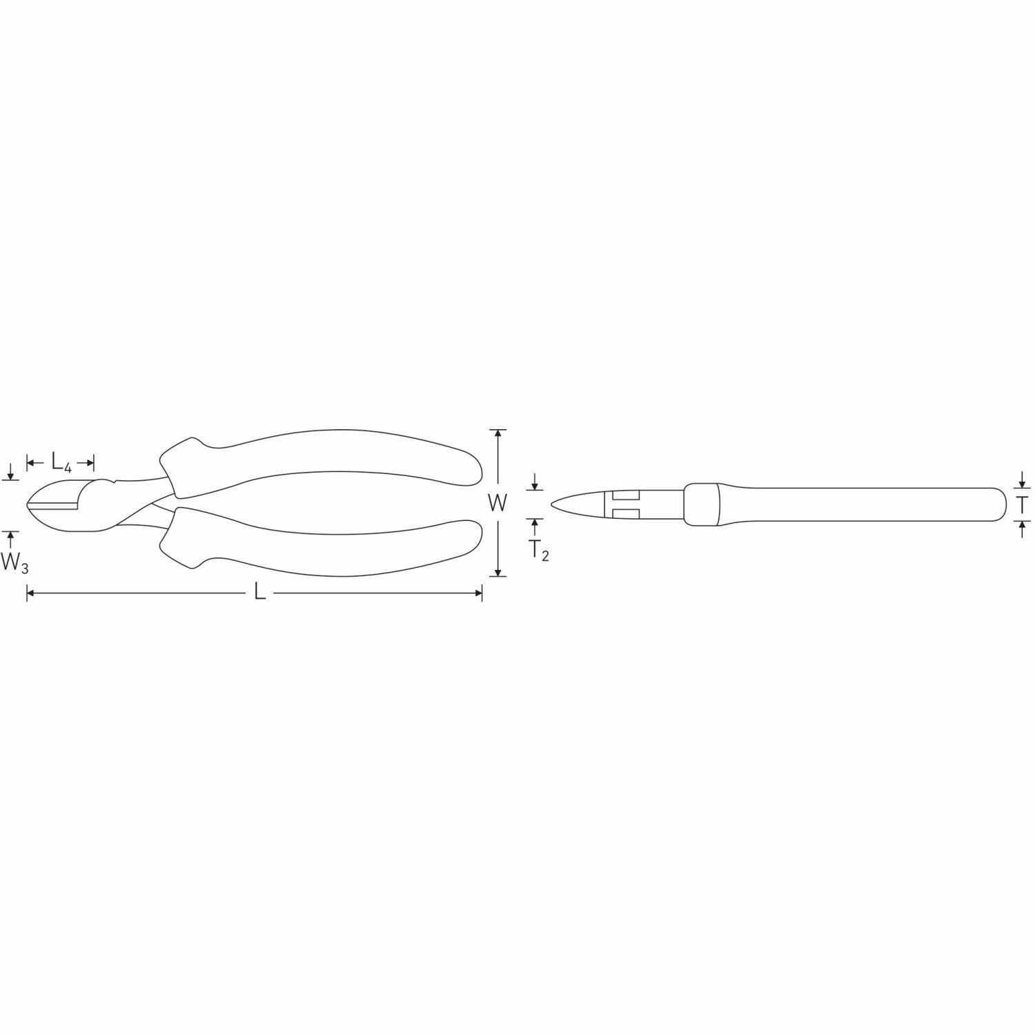 Stahlwille 67201160 Side cutter